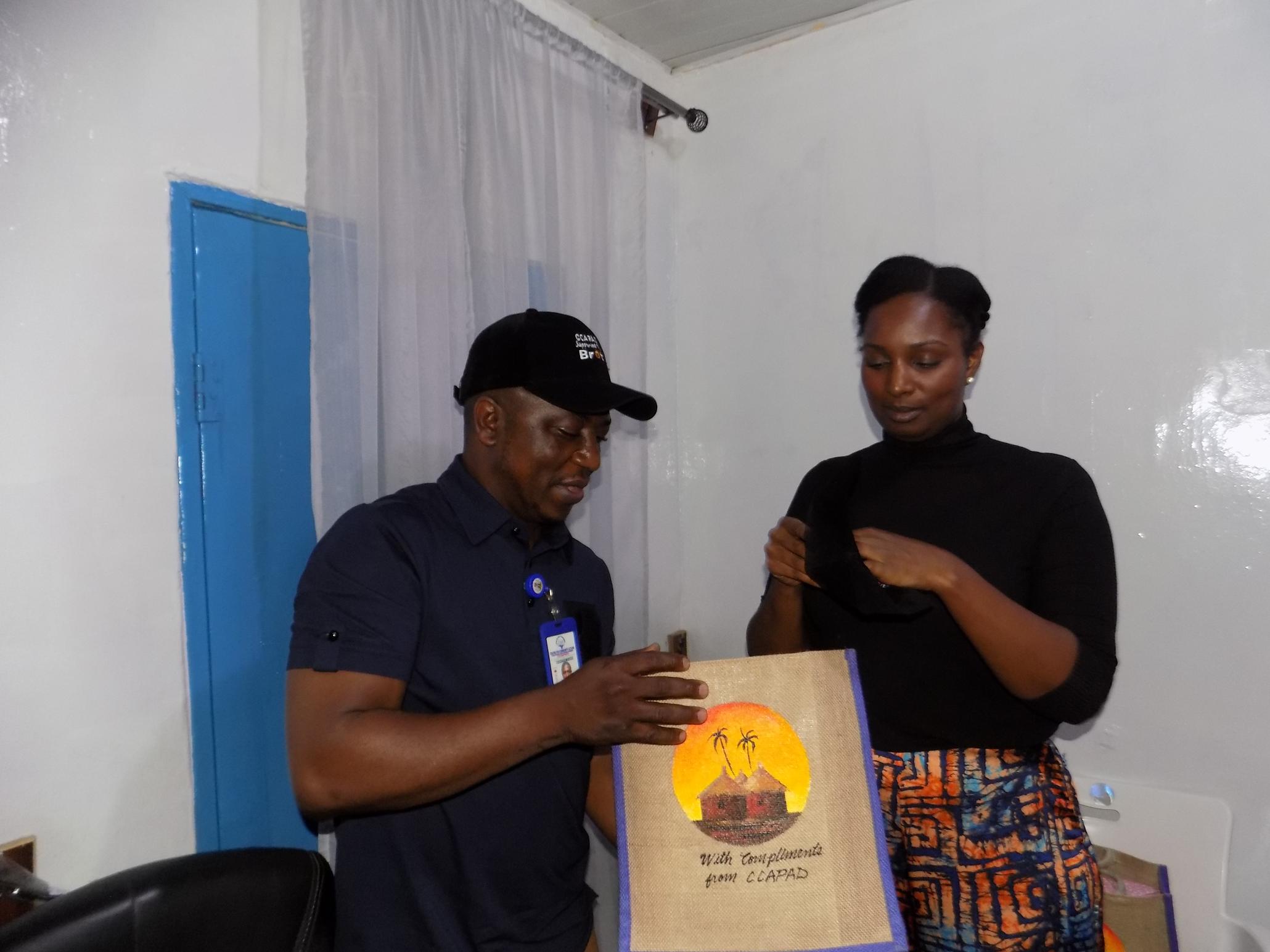 CCAPAD volunteers leading a community discussion