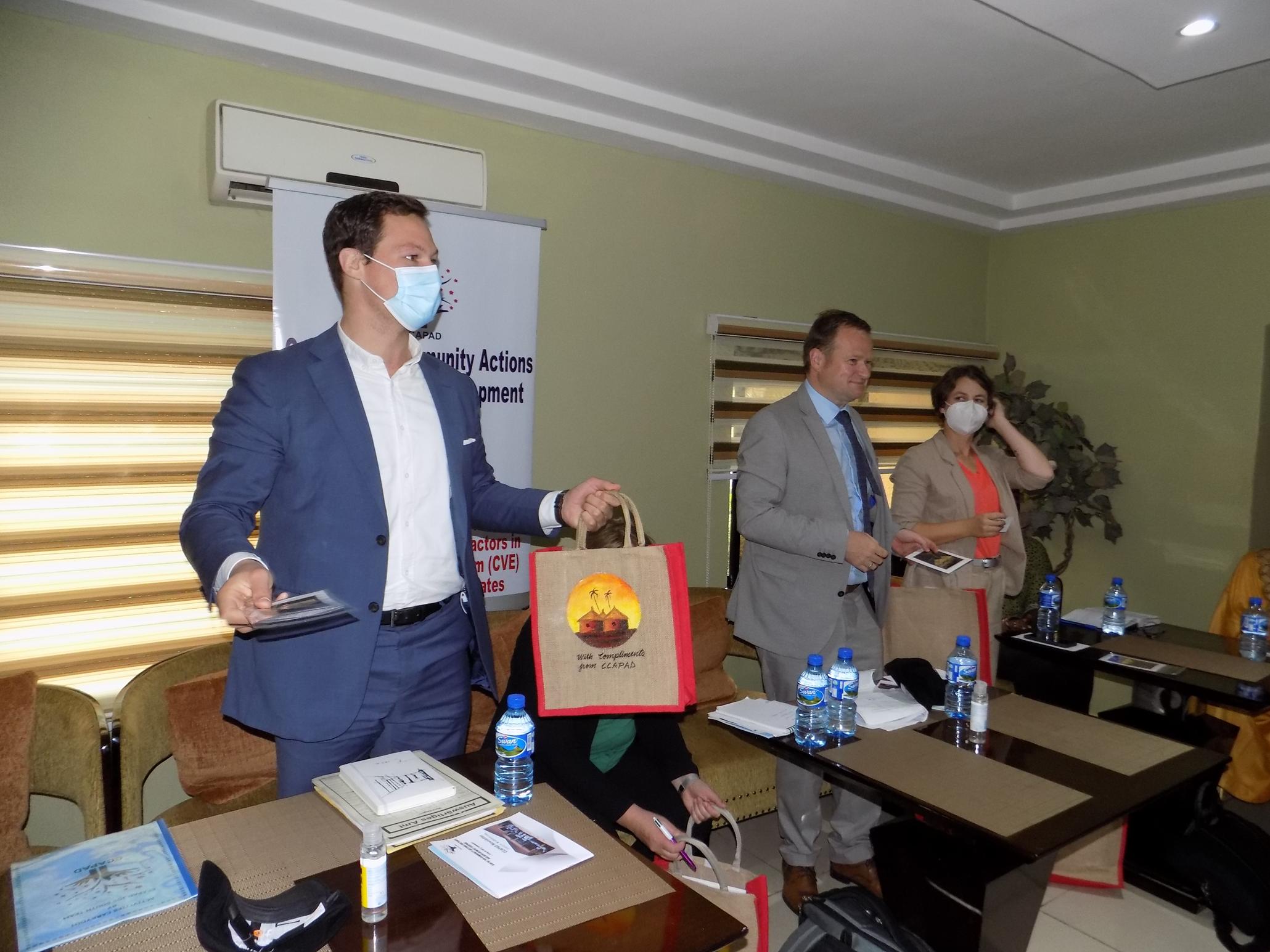 Community healing sessions in progress