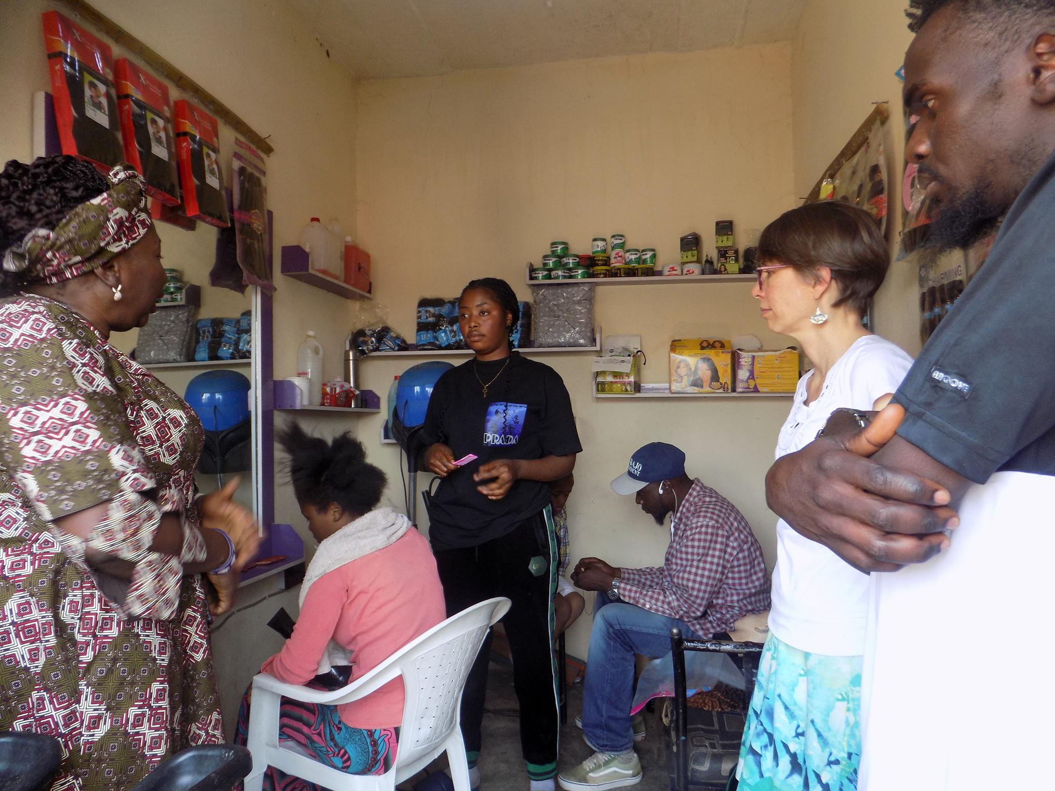 Community leaders collaborating with CCAPAD facilitators